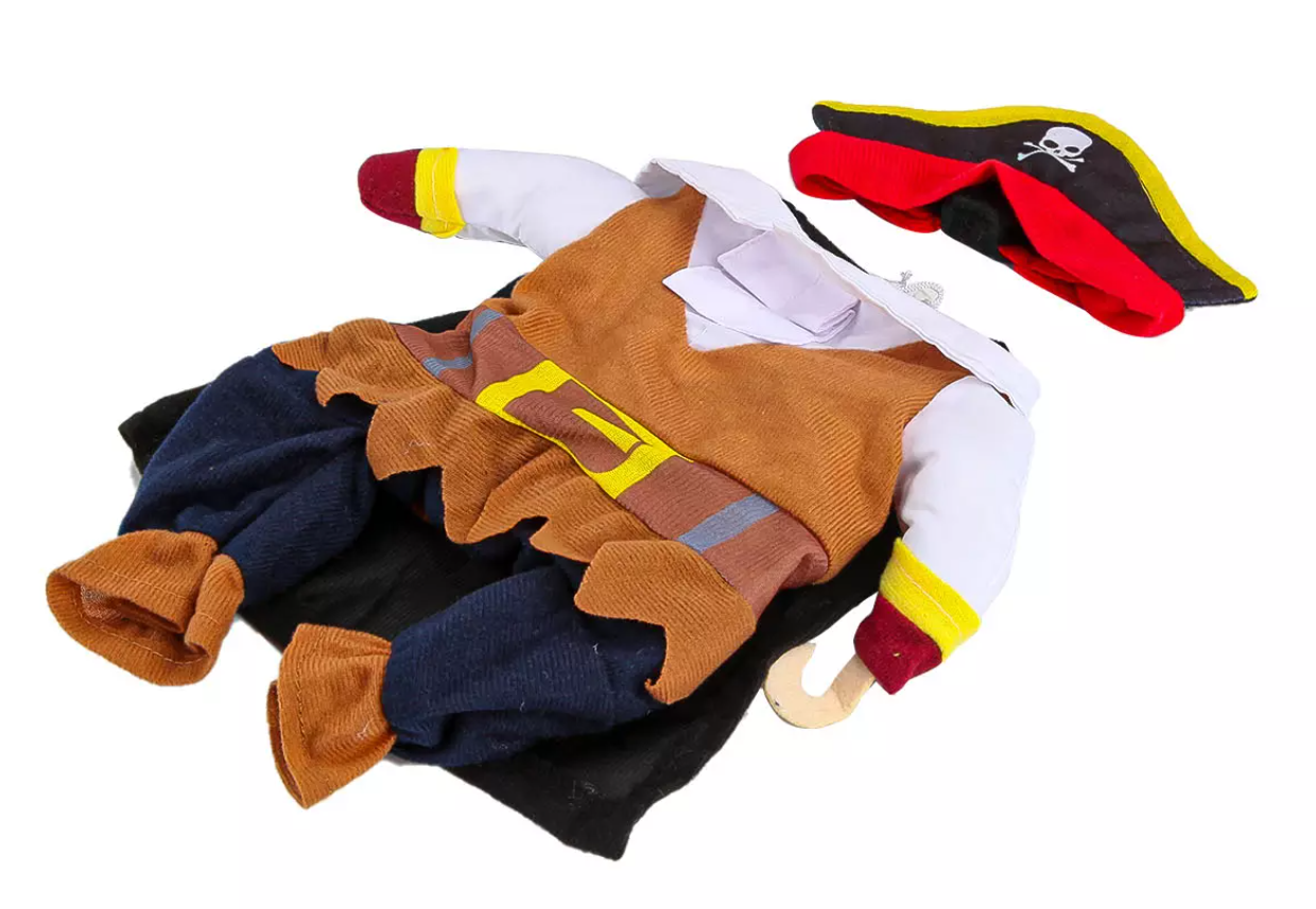 Adorable Pet Pirate Clothes - PiratePooch™ Suit.