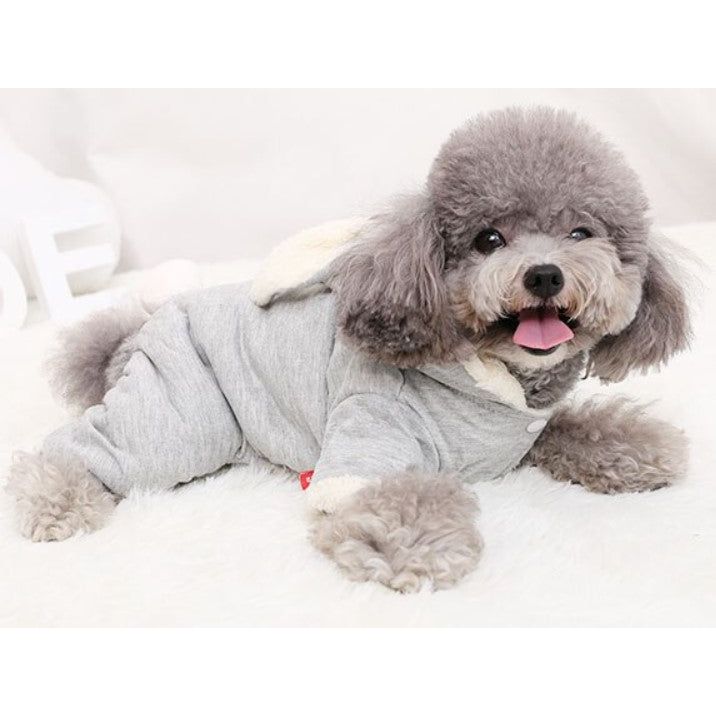 Winter Must-Have: RabbitSnug™ Dog Hoodie with Cute Bunny Design.