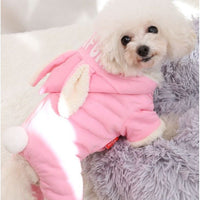 Winter Must-Have: RabbitSnug™Dog Hoodie with Cute Bunny Design.