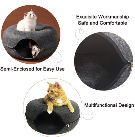 CozyCurl™ Cat Bed Tunnel