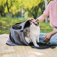 PetVenture 3-in-1 Cat Bag, Tunnel & Carrier - Durable, Portable, and Versatile Pet Travel Solution