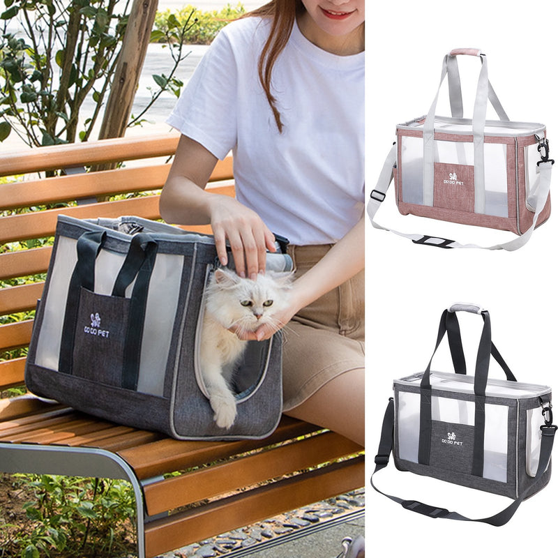 Portable Pet Carrier: BreezyBag - Breathable, Durable, and Spacious - Ideal for Travel, Hiking, and Outdoor Adventures 