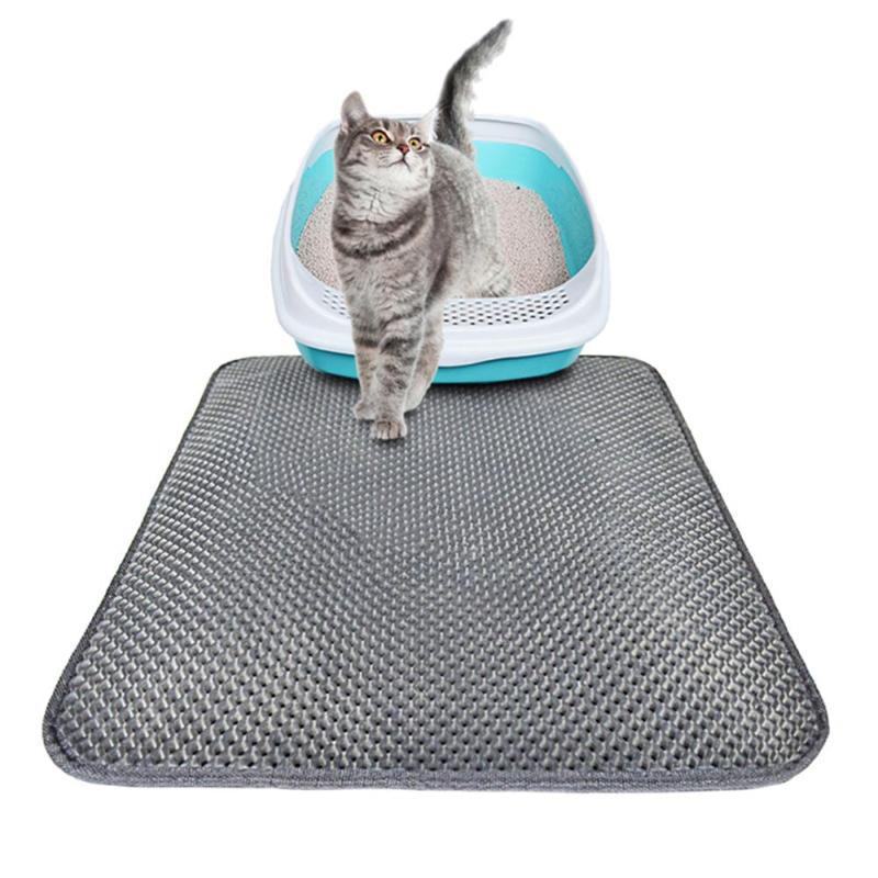 CleanCatch Cat Mat: Waterproof, Durable EVA Double-Layer Design - Minimizes Litter Scatter - Easy to Clean - Pet-Friendly