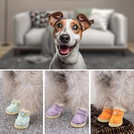 PawPuff ™ Winter Pup Shoes: Essential Footwear for Dogs in Cold Climates - Order Today!