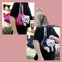 Durable, Waterproof Cat Travel Bag - Anti-Scratch & Bite Resistant - Ideal for Grooming & Travel