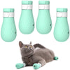 PawGuard FlexFit: Adjustable Cat Scratch Protectors - Soft Silicone Boots for Cat Grooming, Bathing, and Nail Clipping