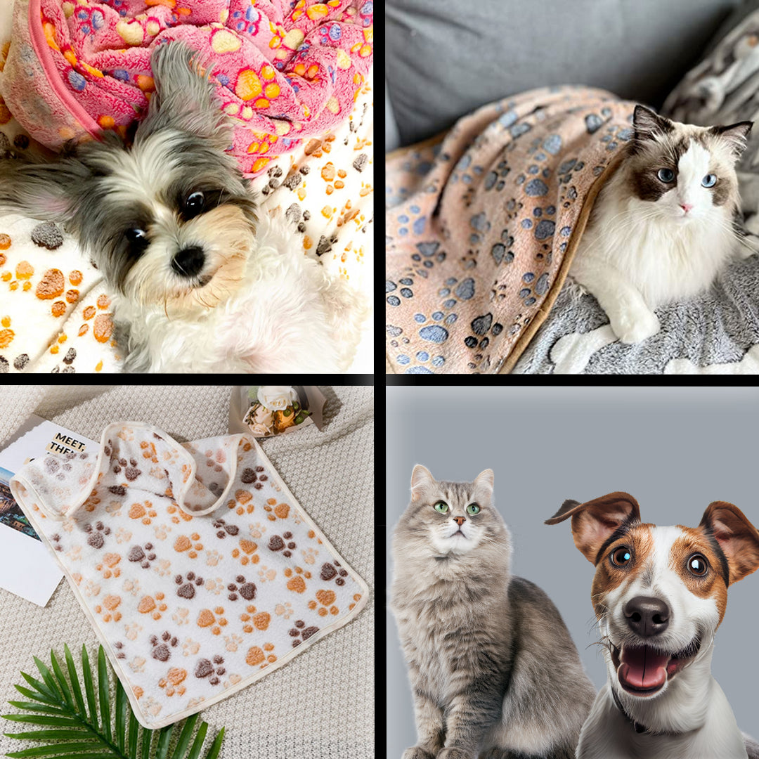 CozyPaws™ Pet Blanket: All-Season Coziness for Your Furry Friend.