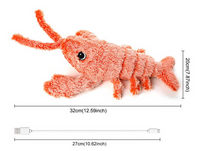 Lobster Pounce-N-Play: Interactive Electric Pet Toy