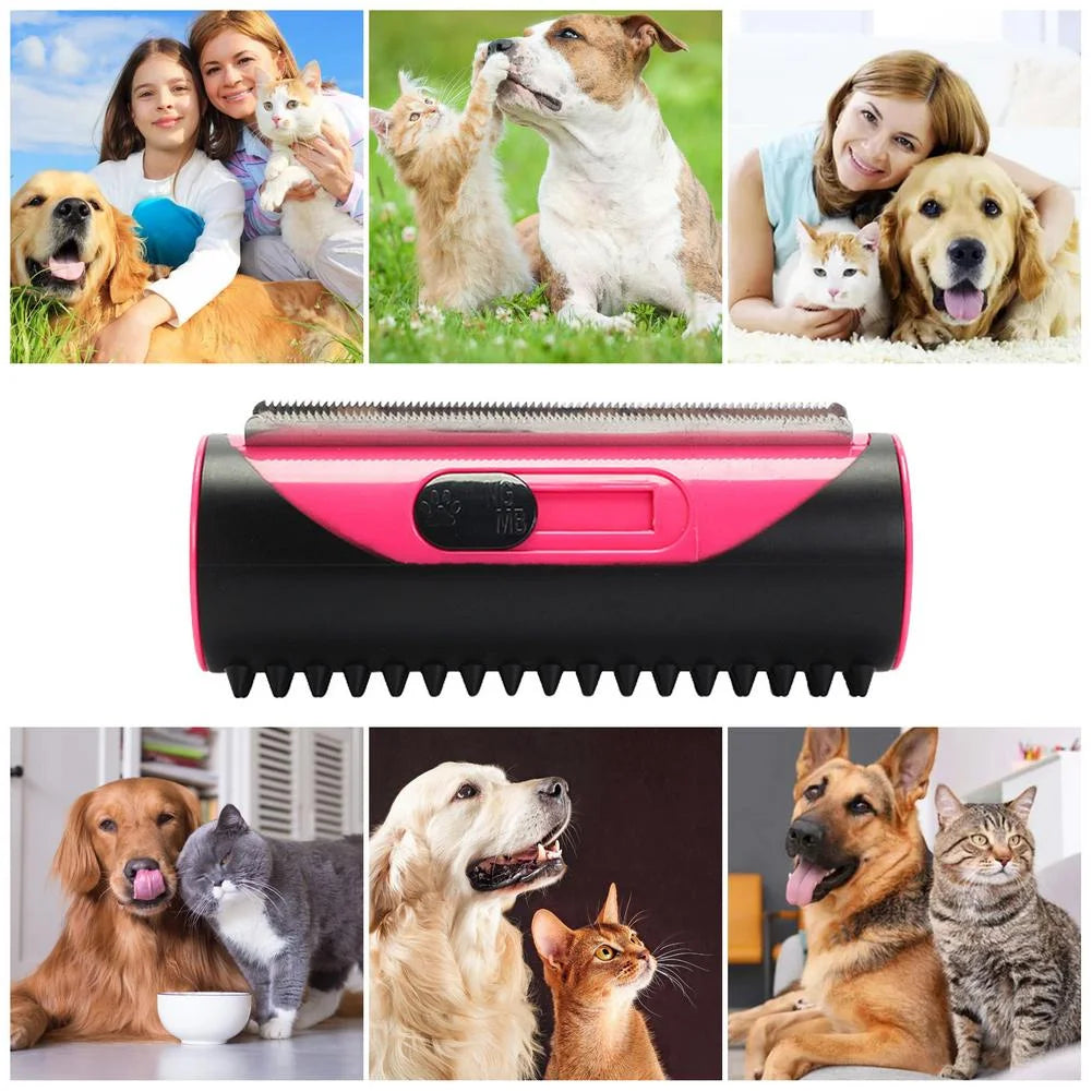 Say Goodbye to Pet Hair: Pet Hair Comb Lint Roller.