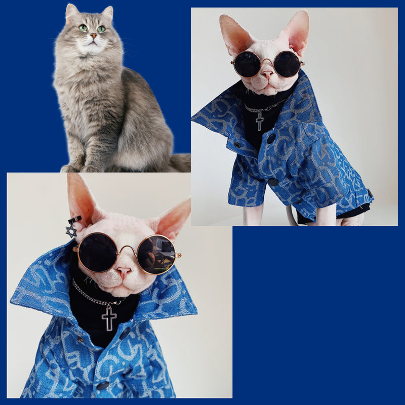 PetDenimChic™ Collection - Elevate Your Feline's Wardrobe.