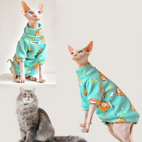 CozyKitty VelvetWarmth Pet Clothes - Winter Apparel for Hairless Cats - Soft Velvet Fabric - Warm & Stylish Cat Outfits