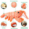 Interactive Lobster Pounce-N-Play: Fun cat and dog toy with USB charging, realistic design, and catnip compatibility.