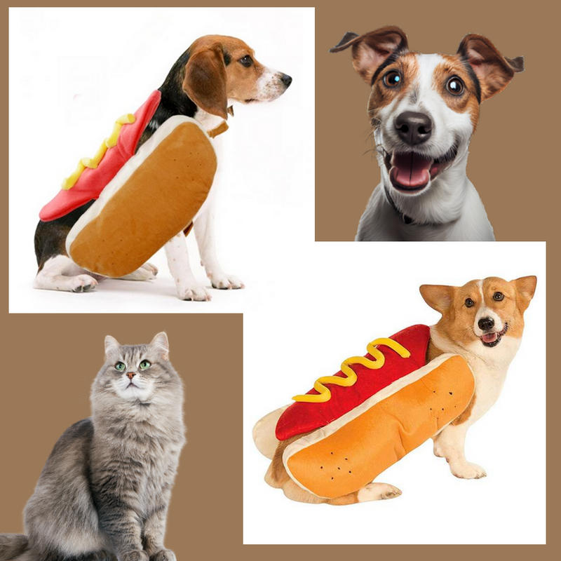 Adorable Pup-O-Ween™ Hot Dogger Costume: Fun and cute Halloween outfit for your furry friend.