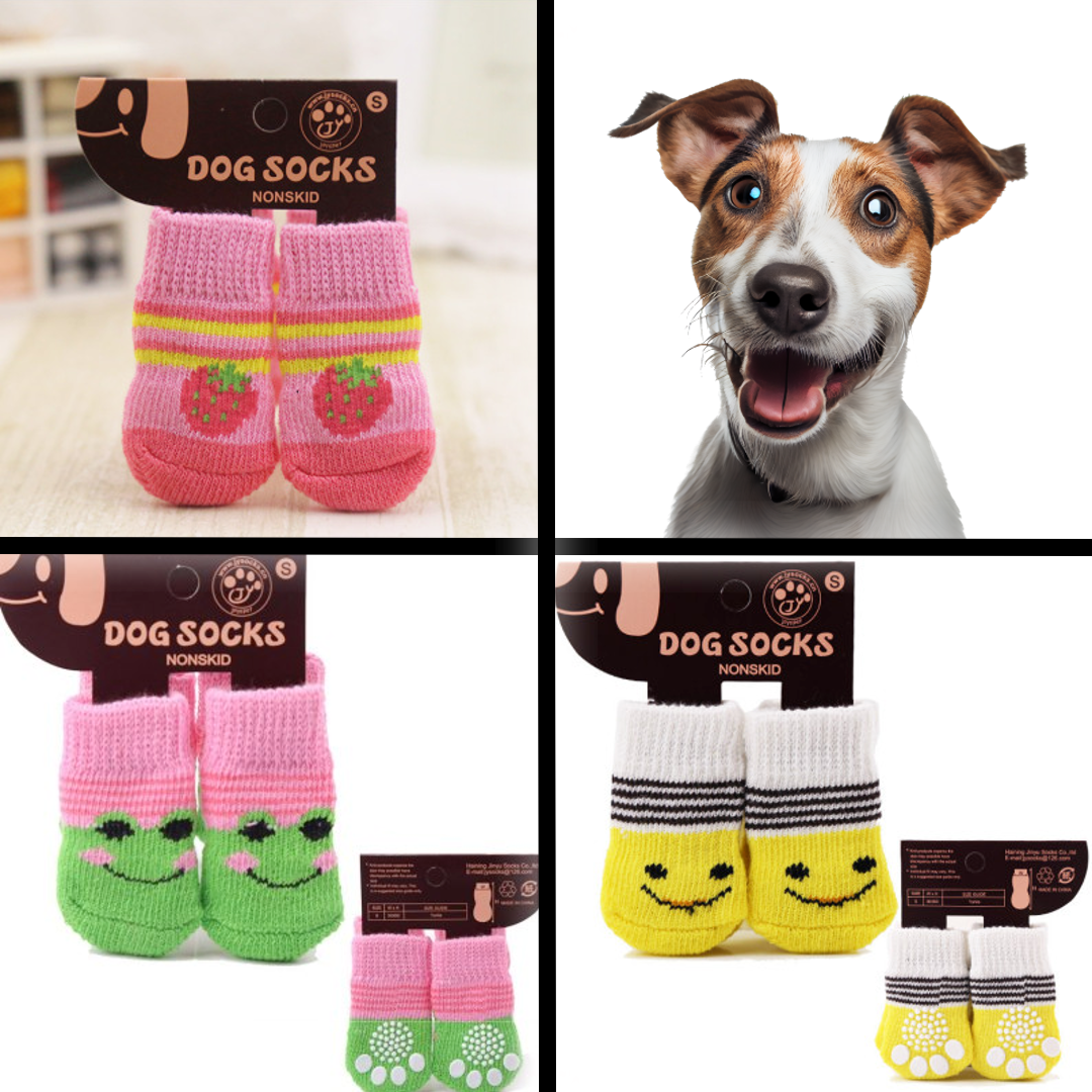 Cozy Paws Edition Warm Dog Socks - Protect and Style Your Pet's Paws with Anti-Scratch and Anti-Dirty Design 