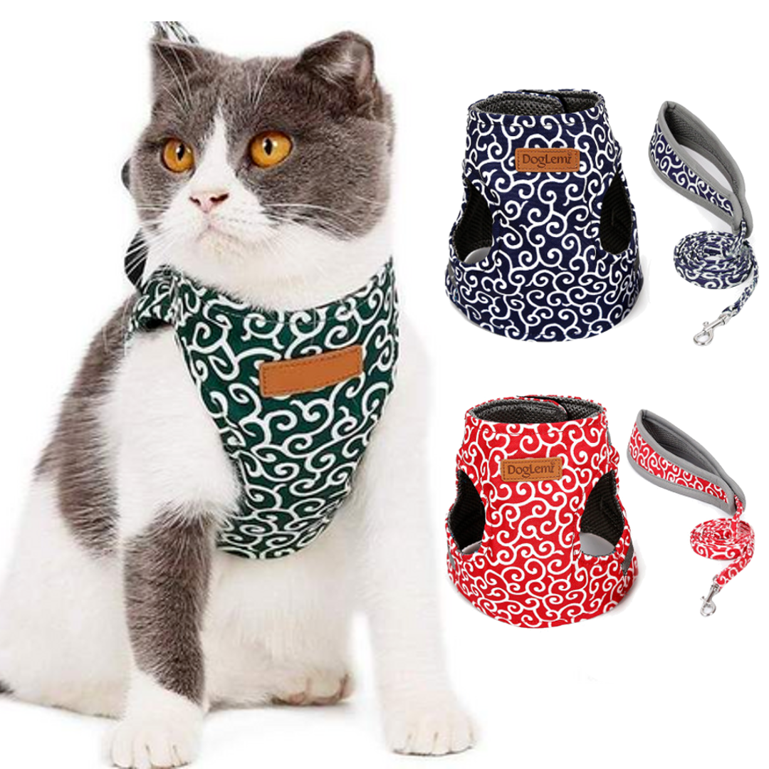 "Premium Quality Cat Vest and Collar Combo for Feline Comfort - CozyCat™"