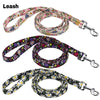 Flower Paws Harmony Set - Stylish Floral Dog Collar, Harness, and Leash for Comfortable Walks