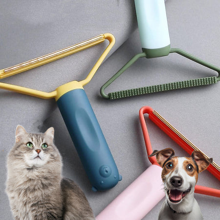 FurFresh DualClean: Pet Hair Remover - Efficient, Versatile, Durable Ideal for Clothing, Furniture, Carpets - Portable Design