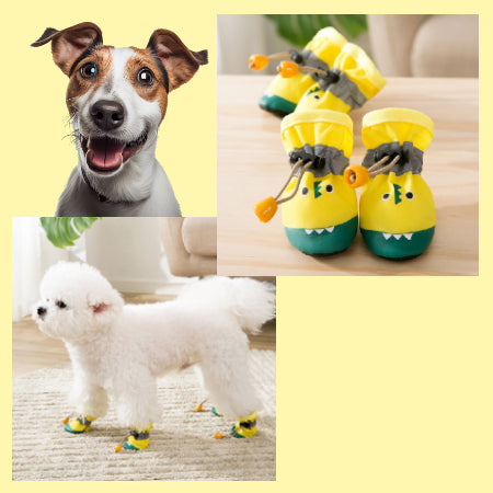 PawGuard™ Dog Booties: Stylish and Waterproof Paw Protection for Dogs.