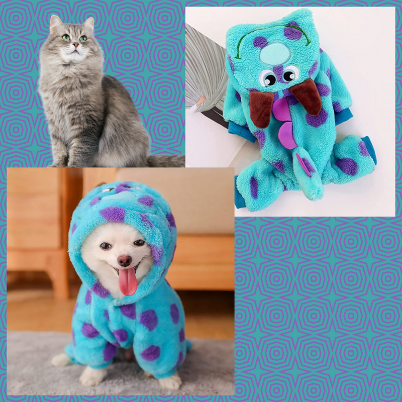 DinoCozy™ Pet Attire - Trendy Dinosaur Style Pet Clothes.