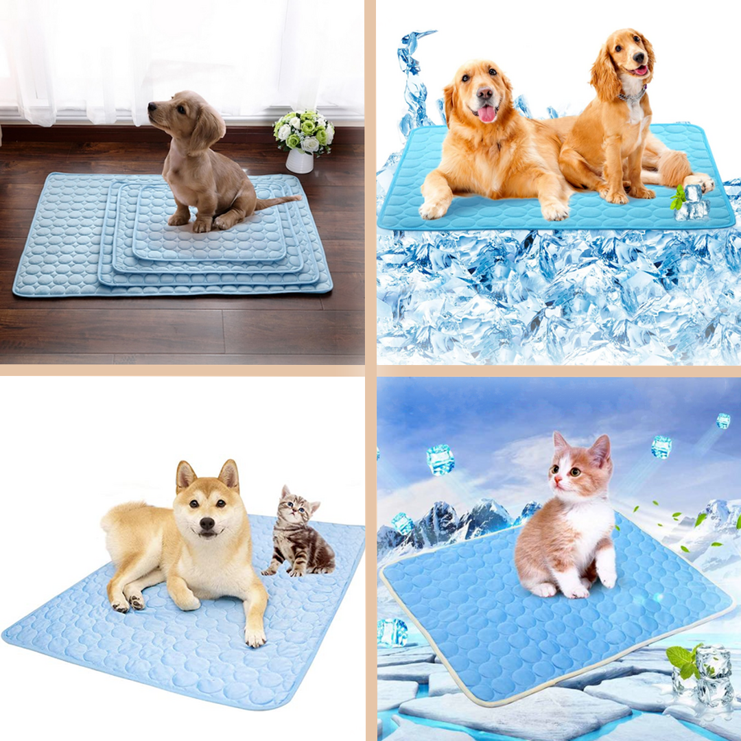 Premium Self-Cooling Pet Pad - Comfortable & Refreshing Cooling Mat for Dogs & Cats - Ideal for Summer Heat Relief!