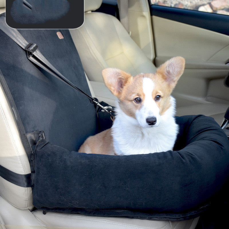 Adjustable Straps Pet Seat - Secure Attachment for On-the-Go Adventures.