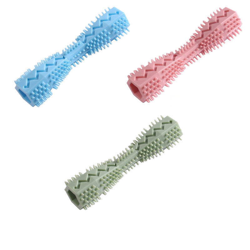 PupClean™ DentalPlay - Interactive Dog Chew Toy with Toothbrush Bristles - Promotes Dental Hygiene & Playful Dental Care