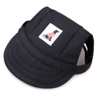 SunPaws™ Baseball Cap for Pets - Stylish, adjustable hat with ear holes for sun protection and outdoor adventures.