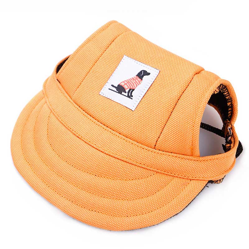 SunPaws™ Baseball Cap for Pets - Stylish, adjustable hat with ear holes for sun protection and outdoor adventures.