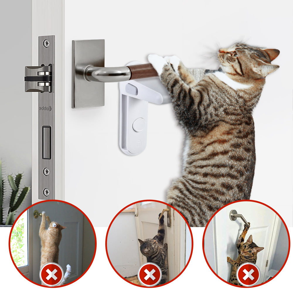 Childproof Door Lever Lock - PawGuard™ Pet DoorLock - Easy Installation - Safety for Kids & Pets"