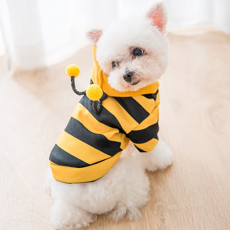 Buzzy BeePet™Hoodie: Fun and Fashionable Pet Apparel.