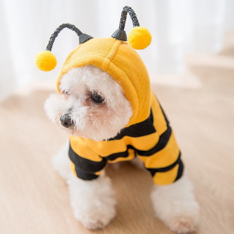 Buzzy BeePet™Hoodie: Fun and Fashionable Pet Apparel.