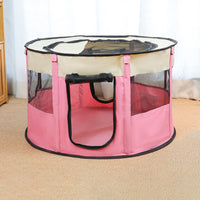 Versatile Circular Pet Playpen - Durable 600D Oxford Cloth  Ideal for Dogs, Cats, and Small Animals - Portable  Easy to Clean