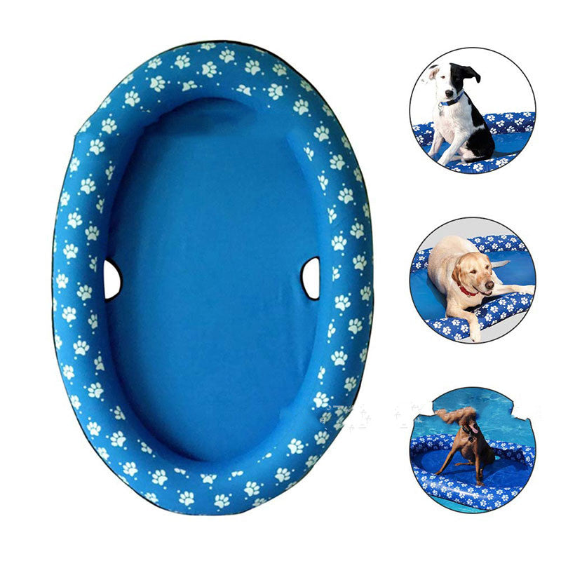 Premium Inflatable Dog Float Raft - AquaPaws™ - Perfect for Summer Fun!