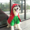 SantaPaws™ Cloak: Festive Embroidered Red Pet Christmas Costume for Dogs