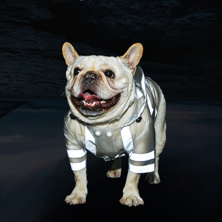 Keep Your Dog Dry & Safe - GlowGuard Reflective Coat.