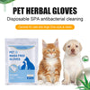 PawCleanse™ Pet Wipe Grooming Gloves - Convenient, No-Bath Solution for Clean and Fresh Pets - Eco-Friendly and Versatile