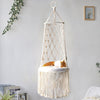 CozyCat Macrame SwingBed Hammock - Stylish, Space-Saving Cat Bed for Rest and Relaxation