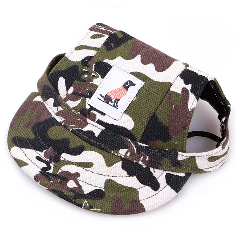 SunPaws™ Baseball Cap for Pets - Stylish, adjustable hat with ear holes for sun protection and outdoor adventures.