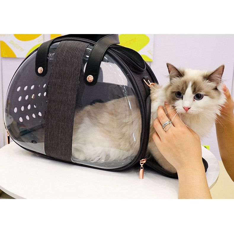 Versatile pet carrier backpack for hands-free adventures - enjoy bonding time with your pet!