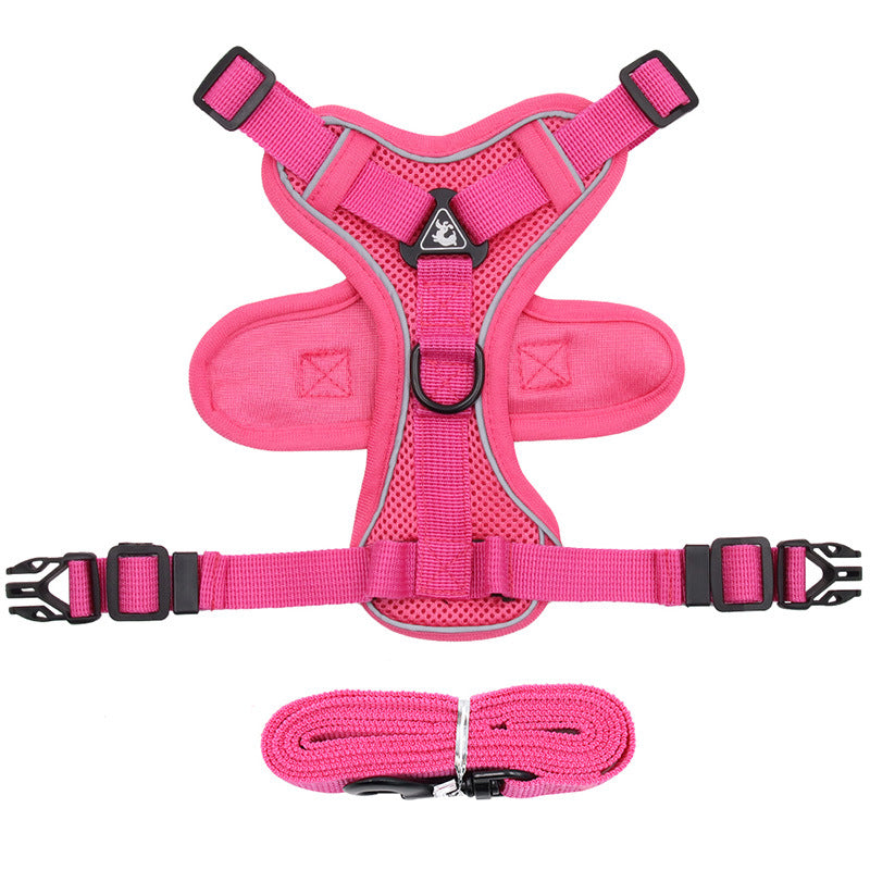 PurrfectPaws Escape-Proof Cat & Dog Harness Set Adjustable, Reflective, Durable - Ideal for Cats, Small Dogs - Outdoor Safety