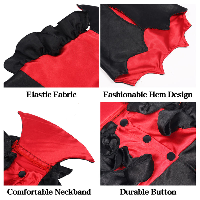 PawsomeFangs Halloween Pet Costume - Vampire Cape for Cats & Small Dogs - Spooky & Stylish Halloween Outfit