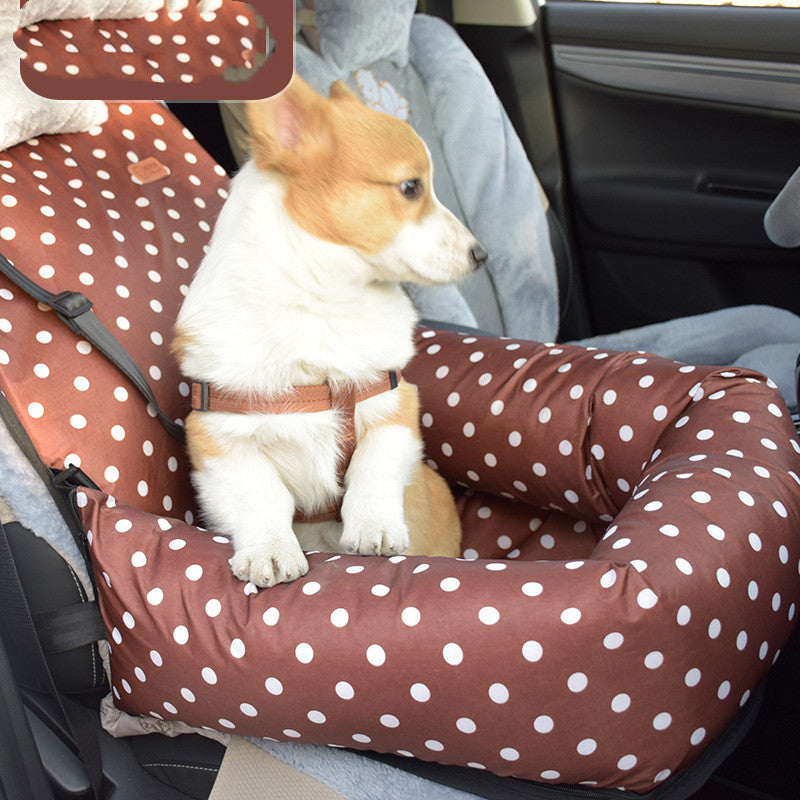 Adjustable Straps Pet Seat - Secure Attachment for On-the-Go Adventures