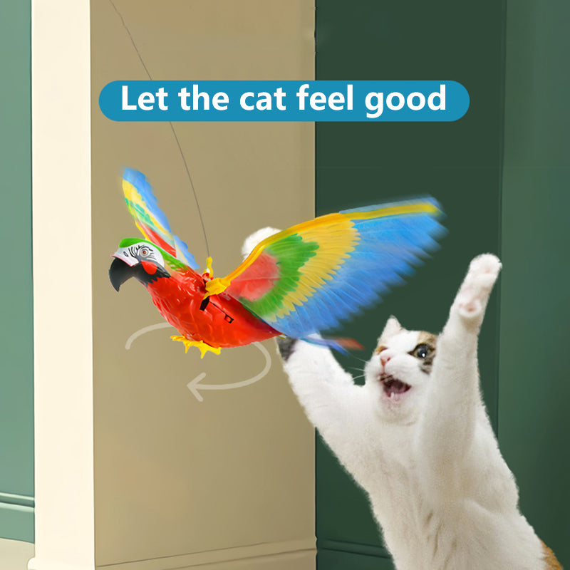 Stimulating bird toy for cats - encourage exercise and discourage boredom in your pet!