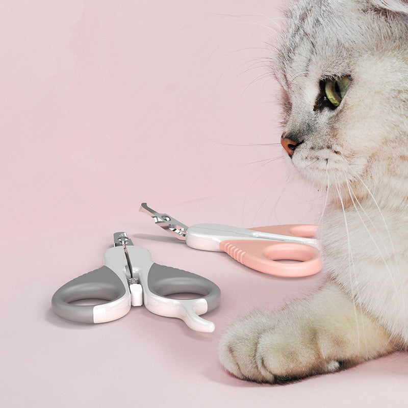 Premium Cat Nail Clippers with Sharp Blade and Safety Guard - Pain-Free Trimming for Cats, Kittens, and Small Dogs