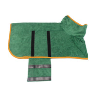 PawDry™ Microfiber Pet Robe: Absorbent, quick-drying robe for pets. Keep your furry friend cozy and dry post-bath.