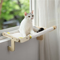 CozyView CatHang: Sturdy Window Perch with Reversible Mat - Comfortable and Durable Cat Hammock for Relaxation and Sunbathing