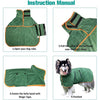 PawDry™ Microfiber Pet Robe: Absorbent, quick-drying robe for pets. Keep your furry friend cozy and dry post-bath.