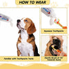 PawBrush™: Three-Sided Pet Toothbrush Dental Cleaning Soft Bristles, Comfortable Grip - Improve Oral Health & Freshen Breath"