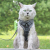 PurrfectPaws Escape-Proof Cat & Dog Harness Set Adjustable, Reflective, Durable - Ideal for Cats, Small Dogs - Outdoor Safety