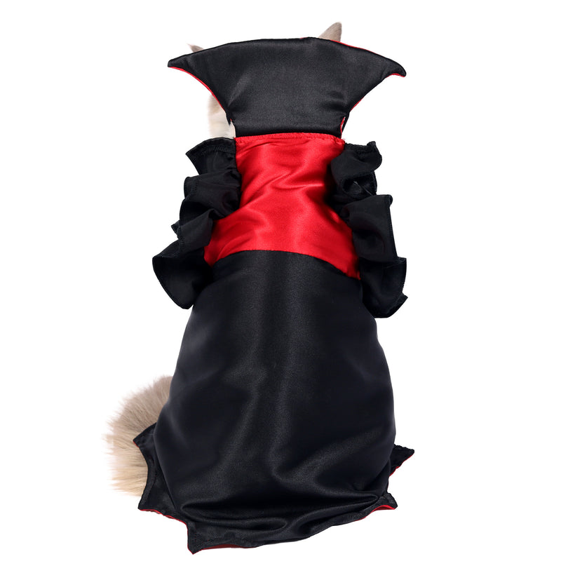 PawsomeFangs Halloween Pet Costume - Vampire Cape for Cats & Small Dogs - Spooky & Stylish Halloween Outfit